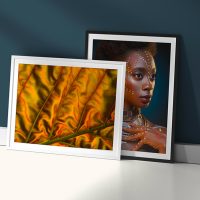 Cuadros de arte impresos en papel fotográfico white metallic 240g/m2 - Photoline - Kronaline