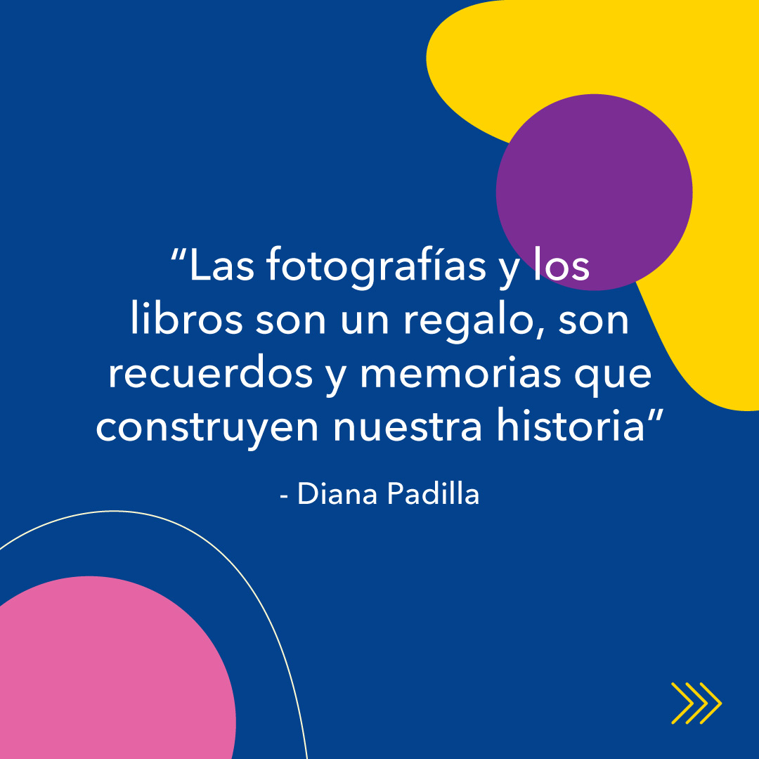 Diana Padilla, entrevista KronalinE. "Las fotografías y los libros son un legado, son recuerdos y memorias que construyen nuestra historia"